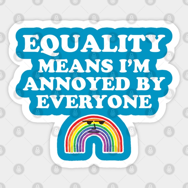 Rainbow Equality Sticker by goodwordsco